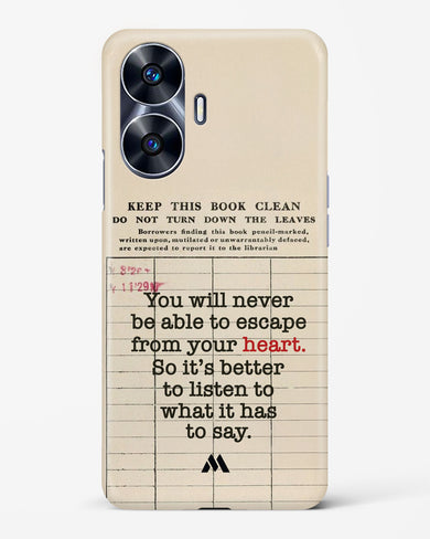 Listen to your Heart Hard Case Phone Cover (Realme)