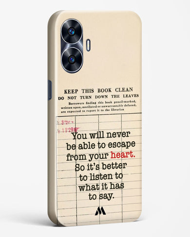 Listen to your Heart Hard Case Phone Cover (Realme)