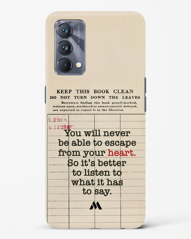 Listen to your Heart Hard Case Phone Cover (Realme)