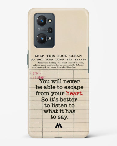Listen to your Heart Hard Case Phone Cover (Realme)