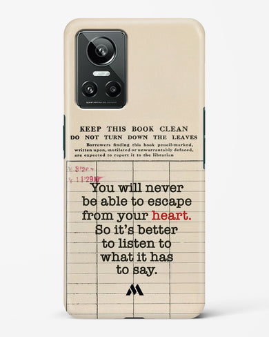 Listen to your Heart Hard Case Phone Cover (Realme)