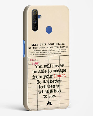 Listen to your Heart Hard Case Phone Cover (Realme)