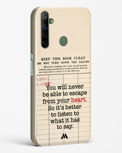 Listen to your Heart Hard Case Phone Cover (Realme)