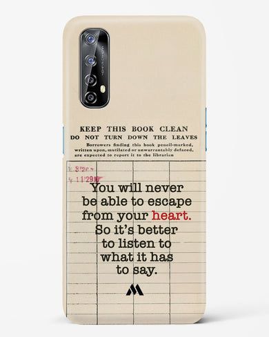 Listen to your Heart Hard Case Phone Cover (Realme)