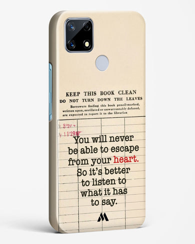 Listen to your Heart Hard Case Phone Cover (Realme)