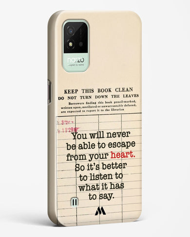 Listen to your Heart Hard Case Phone Cover (Realme)