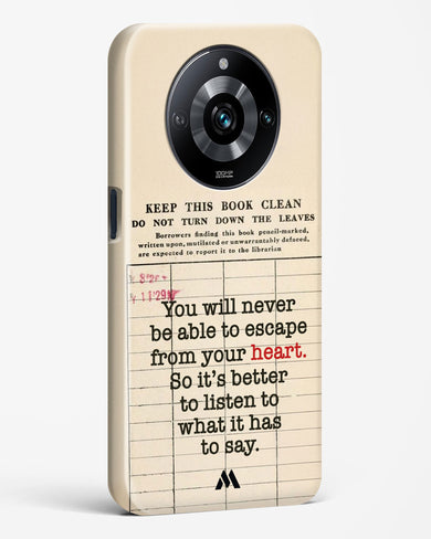 Listen to your Heart Hard Case Phone Cover (Realme)