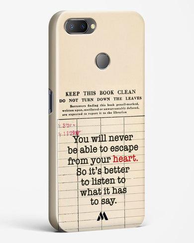 Listen to your Heart Hard Case Phone Cover (Realme)