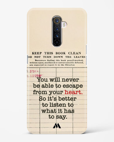 Listen to your Heart Hard Case Phone Cover (Realme)