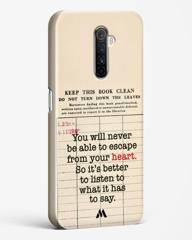 Listen to your Heart Hard Case Phone Cover (Realme)