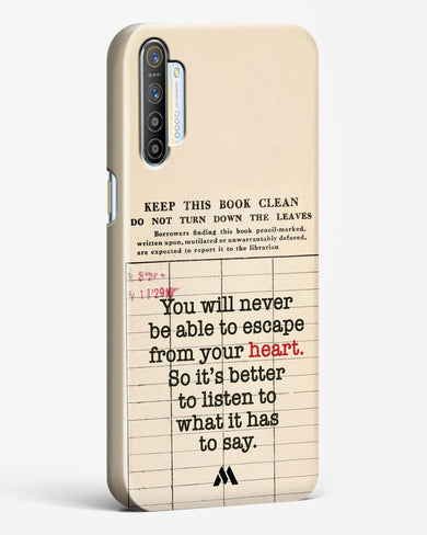 Listen to your Heart Hard Case Phone Cover (Realme)