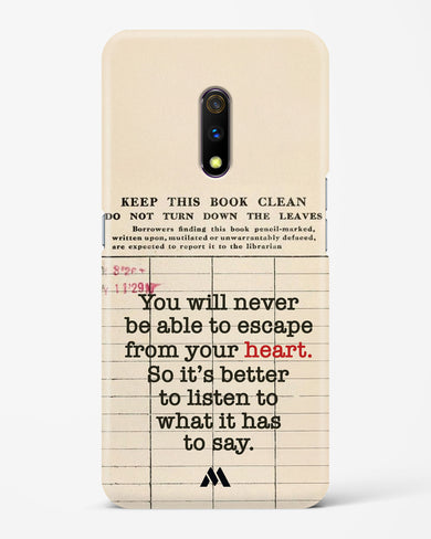 Listen to your Heart Hard Case Phone Cover (Realme)