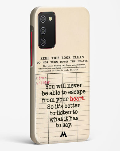 Listen to your Heart Hard Case Phone Cover (Samsung)