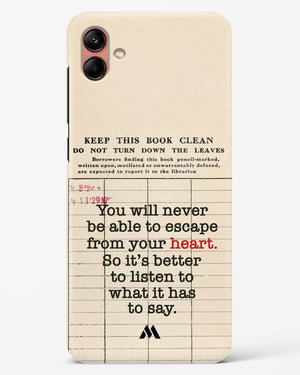 Listen to your Heart Hard Case Phone Cover (Samsung)