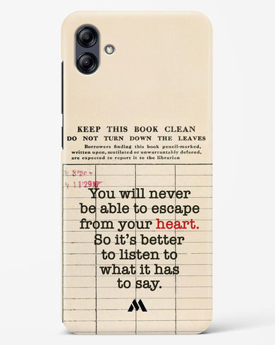 Listen to your Heart Hard Case Phone Cover (Samsung)