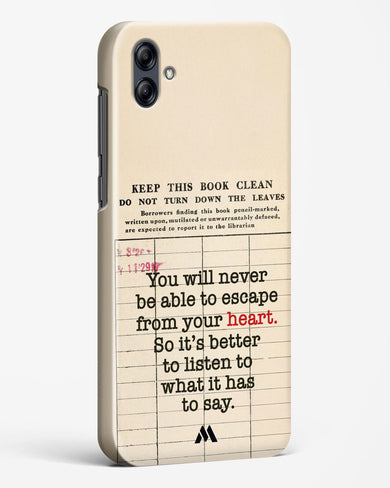 Listen to your Heart Hard Case Phone Cover (Samsung)