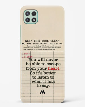 Listen to your Heart Hard Case Phone Cover (Samsung)
