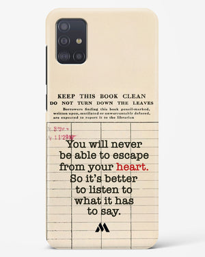 Listen to your Heart Hard Case Phone Cover (Samsung)