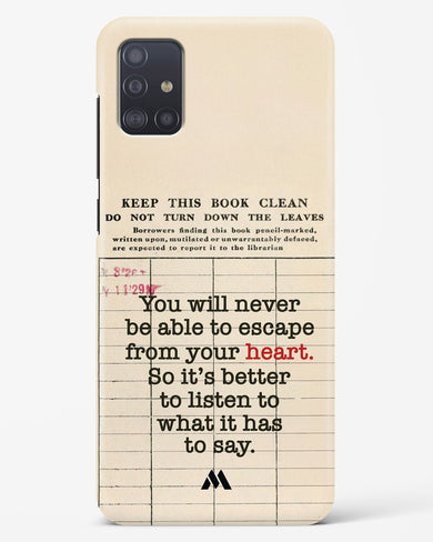 Listen to your Heart Hard Case Phone Cover (Samsung)