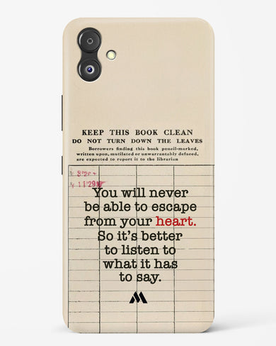 Listen to your Heart Hard Case Phone Cover (Samsung)