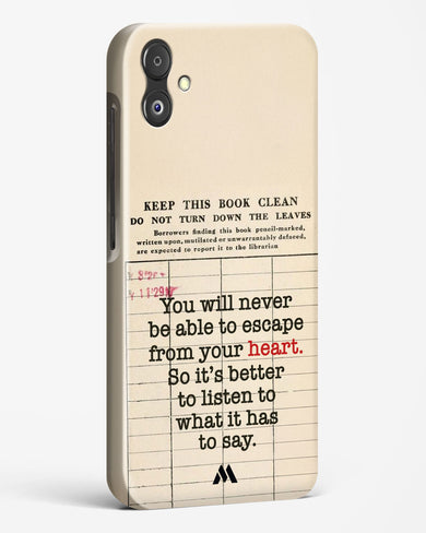 Listen to your Heart Hard Case Phone Cover (Samsung)