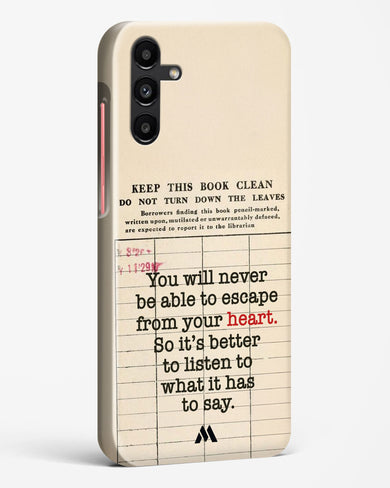 Listen to your Heart Hard Case Phone Cover (Samsung)
