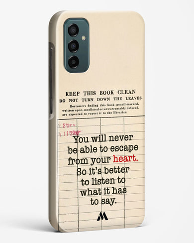 Listen to your Heart Hard Case Phone Cover (Samsung)