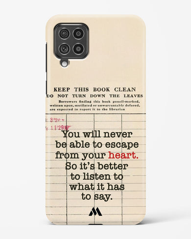Listen to your Heart Hard Case Phone Cover (Samsung)