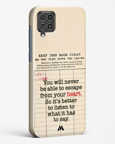 Listen to your Heart Hard Case Phone Cover (Samsung)