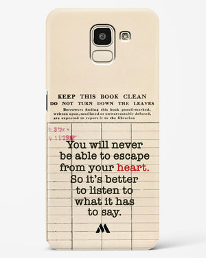 Listen to your Heart Hard Case Phone Cover (Samsung)