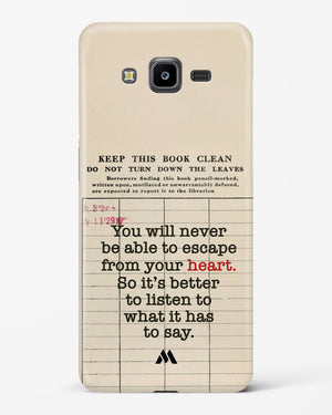 Listen to your Heart Hard Case Phone Cover (Samsung)