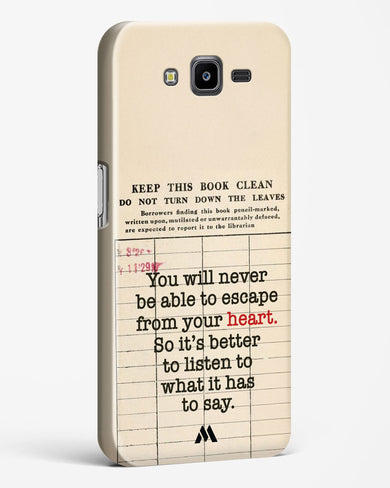 Listen to your Heart Hard Case Phone Cover (Samsung)