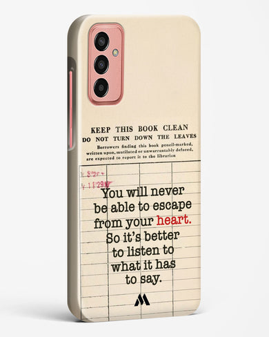 Listen to your Heart Hard Case Phone Cover (Samsung)