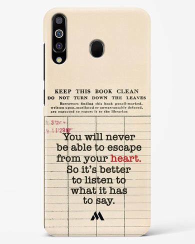 Listen to your Heart Hard Case Phone Cover (Samsung)