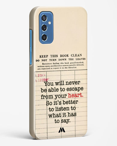 Listen to your Heart Hard Case Phone Cover (Samsung)