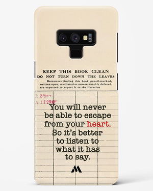 Listen to your Heart Hard Case Phone Cover (Samsung)