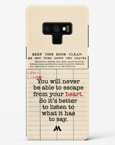 Listen to your Heart Hard Case Phone Cover (Samsung)