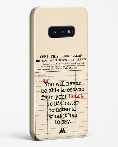 Listen to your Heart Hard Case Phone Cover (Samsung)