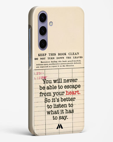 Listen to your Heart Hard Case Phone Cover (Samsung)