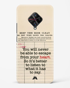 Listen to your Heart Hard Case Phone Cover (Vivo)