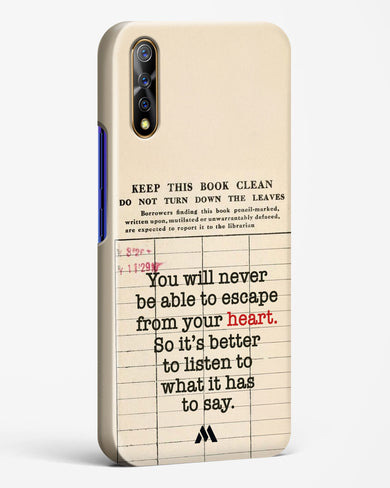 Listen to your Heart Hard Case Phone Cover (Vivo)