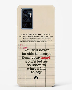 Listen to your Heart Hard Case Phone Cover (Vivo)