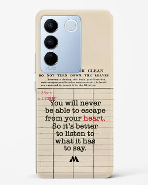 Listen to your Heart Hard Case Phone Cover (Vivo)