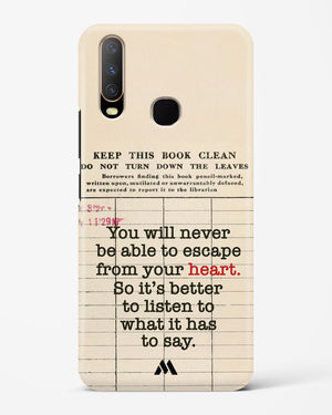 Listen to your Heart Hard Case Phone Cover (Vivo)