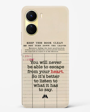 Listen to your Heart Hard Case Phone Cover (Vivo)