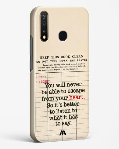 Listen to your Heart Hard Case Phone Cover (Vivo)