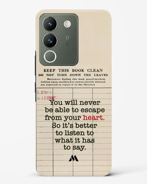 Listen to your Heart Hard Case Phone Cover (Vivo)
