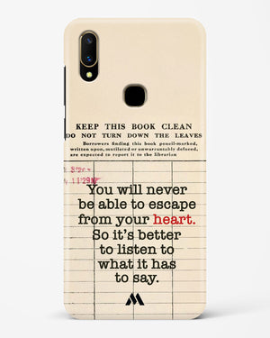 Listen to your Heart Hard Case Phone Cover (Vivo)