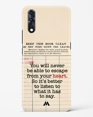 Listen to your Heart Hard Case Phone Cover (Vivo)