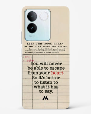 Listen to your Heart Hard Case Phone Cover (Vivo)